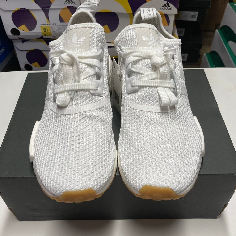 adidas NMD R1 Cloud White Mens Shoes - Picture 2 of 5